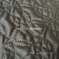 winter quilted fabric,100% polyester embroidered fabric